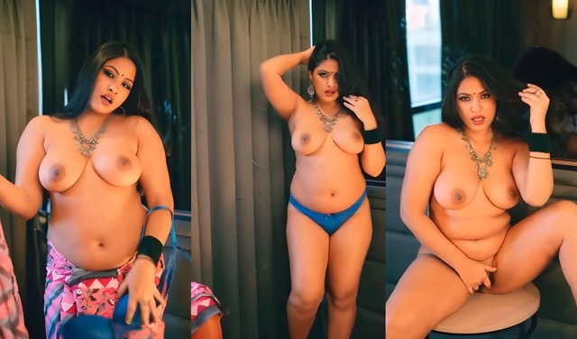 Anjali Gaud Hot Pink Saree 2025 Hindi Hot Uncut Short Film