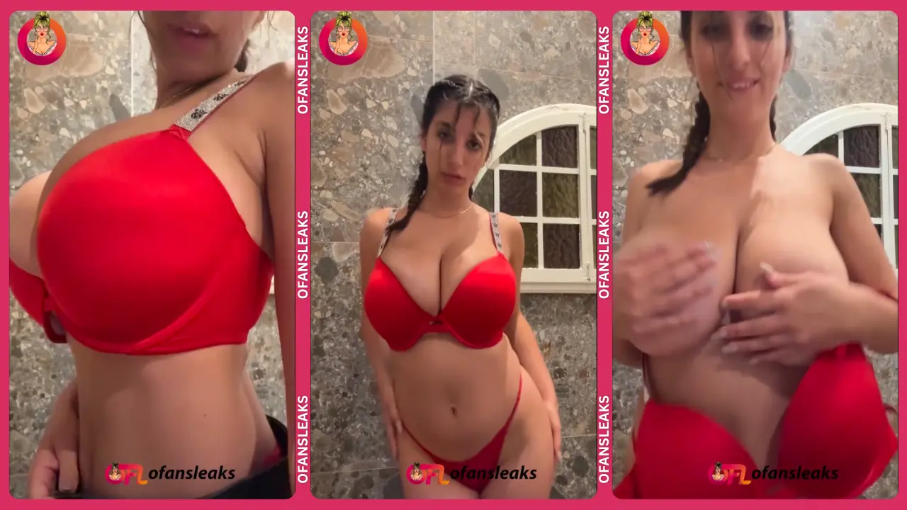 Bufalika Red Lingerie Striptease